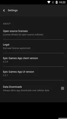 Epic Games android App screenshot 13