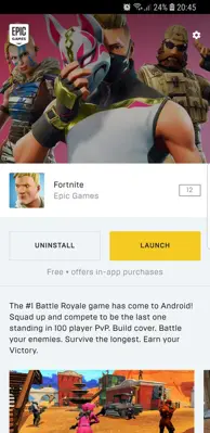 Epic Games android App screenshot 18