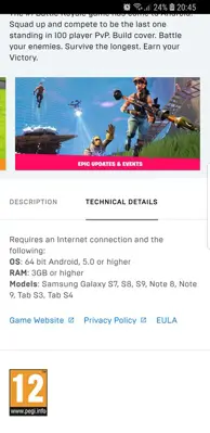 Epic Games android App screenshot 19