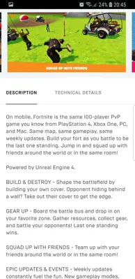 Epic Games android App screenshot 21