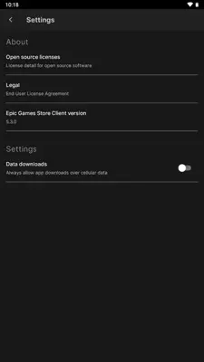 Epic Games android App screenshot 8